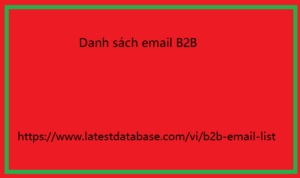 Danh sách email B2B