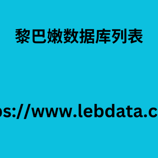 黎巴嫩数据库列表