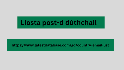 Liosta post-d dùthchail