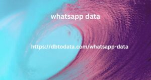 whatsapp data