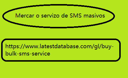 Mercar o servizo de SMS masivos