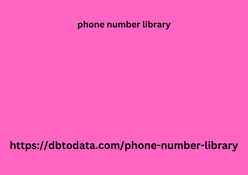 phone number library